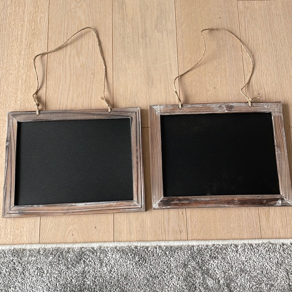 Rustic Wood Frames with Twine